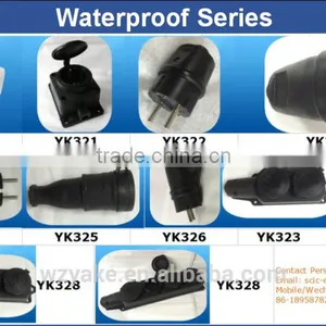 (YK322) European Style Waterproof Plug for Russia thumbnail-2