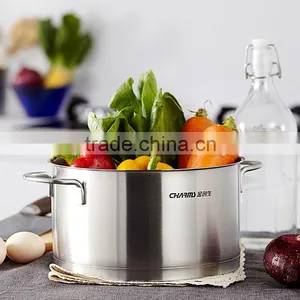 Stainless Steel Stock Pot Induction Cookware thumbnail-3