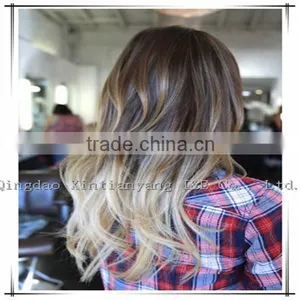 Beautiful Dark Root Ombre Color Jewish Wig Kosher Wig thumbnail-1