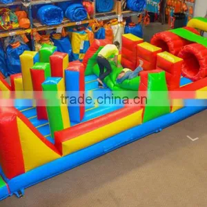 30ft Long Backyard Inflatable Adult Obstacle Course Equipment for Sale thumbnail-4
