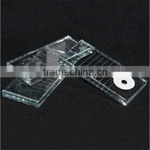 Prime Silk Eyelash Extnsions Glass Lash Holder Glue Pallet Crystal U-Shaped Plate Eyelash thumbnail-3