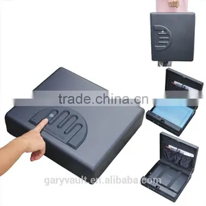 Wholesale- MD550 Micro Vault Digital Code Jewelry Car Handgun Pistol Portable A4 File Security Storage Steel Mini Safe Box thumbnail-5