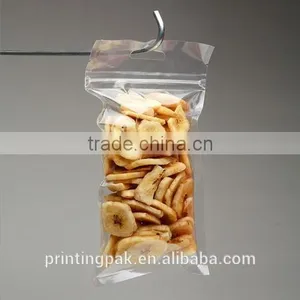 Reclosable Hanging Zipper Barrier Bags Clear for Food Protecting thumbnail-1