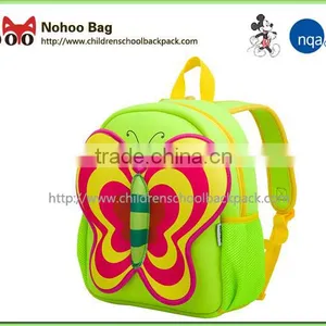 NOHOO Butterfly Waterproof Kids Bags Neoprene Fashionable School Bags Cartoon Animals School Bags thumbnail-1