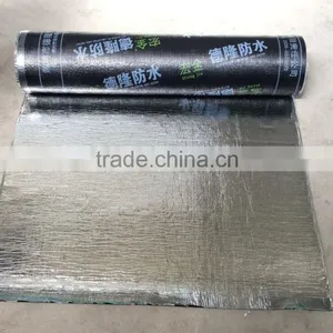 Aluminium Surface Good Quality Bitumen Waterproofing Membrane thumbnail-1