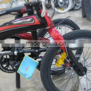 14" 16" 20" Single Speed Disc Brake Alloy Foldable Folded Folding Bicycle thumbnail-4