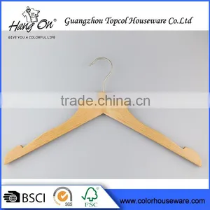 Natural Garment Wooden Hanger for Clothes thumbnail-4