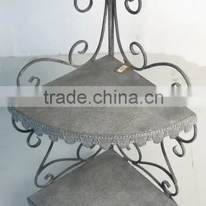 Vintage Folding Indoor Flower Corner Stand thumbnail-1