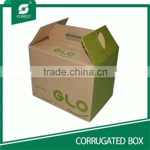 PORTABLE CORRUGATED PAPER BOX FOR PACKING thumbnail-1