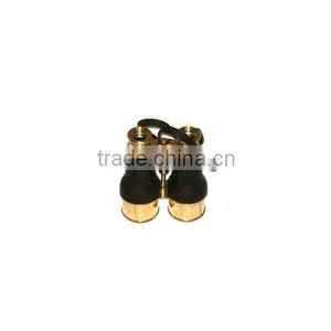 Captains Brass Binoculars Leather Bound thumbnail-1