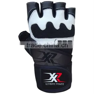 XXR Pro Lift Gel Weight Lifting Gloves Leather Gloves thumbnail-1