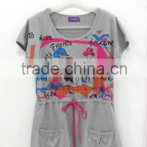Summer Special Handsome Round Collar Draw String Pajamas Women thumbnail-4
