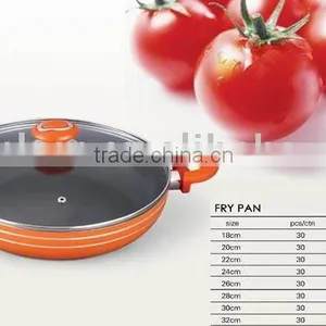 Aluminum Non-stick Wok With Two Ears thumbnail-1