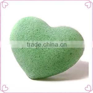 Heart-shaped Japan Natural Konjac Sponge for Sale Quality Choice thumbnail-1