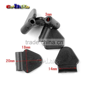 1/8"(3mm) Hole Plastic Bell Stopper Cord Ends Rope Slider For Apparel Backpack Garment Accessories #FLS229-B thumbnail-1