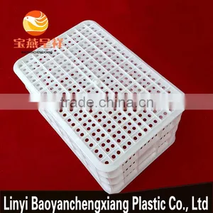 530x360x280mm Turnover Plastic Basket for Vegetable Fruit and Food Transportation thumbnail-5