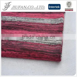 Jiufan Textile Knitting Yarn Dyed Hacci Fabric High Quality TR Span Fabric Manufacturer in Shaoxing thumbnail-2