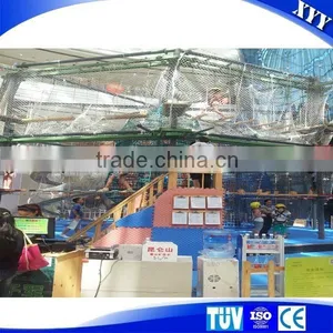2015 New Indoor High Obstacle Ropes Course, Hot-sale Adventure Course, Indoor Playground Equipment Quality Choice thumbnail-1