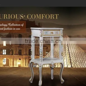 Royal Furniture French Style-antique Hand Carved Furniture Telephone Stand thumbnail-3