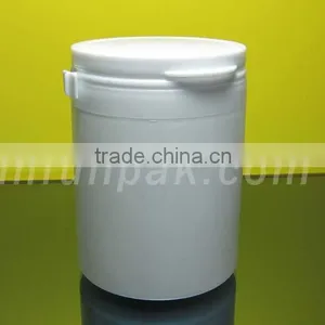 White Chewing Gum Jar With Tear off Cap thumbnail-1