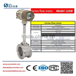 Cheap Intelligent Speed Gas Measurement Vortex Flow Meter in China thumbnail-1