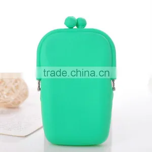 Silicone Cell Phone Pouch, Colorful Silicone Bag thumbnail-1