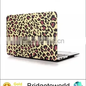 For Macbook Leopard Printed Case, Water Transfer Leopard Printed Cover for Macbook Air Pro Retina thumbnail-1