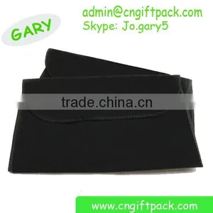 Custom Black Fabric Envelopes Velvet Bag Pouch thumbnail-1