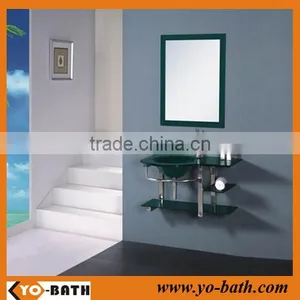 High Quality Bathroom Glass Lavavbo, Glass Basin thumbnail-1