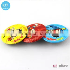 2016 OEM Promotion Gift Cartoon Printed Custom Tinplate Badge thumbnail-2