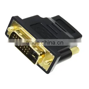DVI Male 24+1 to H-DMI Female Adapter H-DMI to DVI Connector for HDTV thumbnail-1