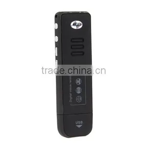 Support Telephone Recording FM Radio A-B Repeat Function 4GB Digital Voice Recorder MP3 Player thumbnail-3