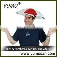 Hat Umbrella Head Umbrella for Adults and Kids thumbnail-1