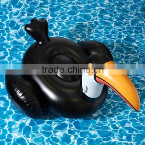 High Quality Black Giant Inflatable Toucan Pool Float thumbnail-1