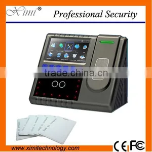 Standalone TCP/IP GPRS/WIFI Communication and Back up Battery 400 Face User RFID Facial Time Attendance and Access Controller thumbnail-1
