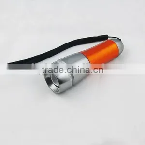 1101- 1 Watt LED Light Aluminum Telescopic Flashlight With ZOOM Function for Camping Usage thumbnail-3