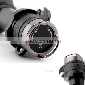 1158 New Design!! XM-L T6 LED Ultra Power Aluminum Torch Light With Hammer and Belt Cutter thumbnail-6