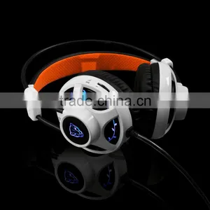 Computer Headphone /headset With LDE Light and Game Headphone /headset With 3.5mm 7.1 Plug /USB thumbnail-1