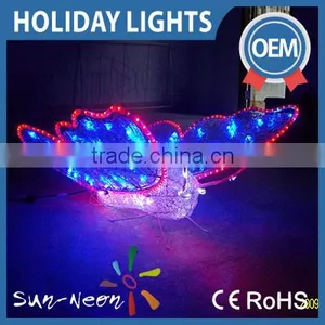 Home Decor Led Light Holiday Decorative Motif 3D Led Butterfly Lights thumbnail-1