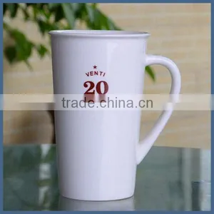 White Blank High Capacity Glossy 20oz Ceramic Porcelain Mug thumbnail-3