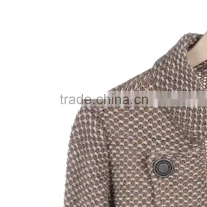Ladies Knitted Buttoned Winter Jacket Mixed Color High Quality Knitwear Producer in Turkey Casual Knit Jacket Supplier in Turkey thumbnail-5