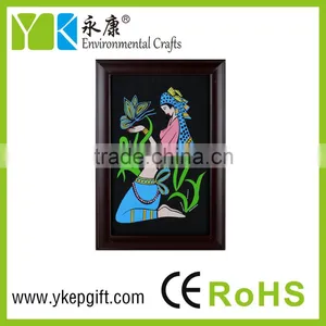 Manmade Beautiful Yong Girl Picture Frame for Decoration thumbnail-1