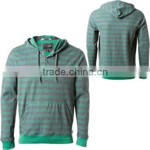 Men's Long Sleeves T/C French Terry Pullover Hoody Sweatshirt thumbnail-1