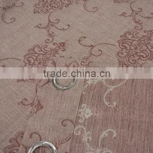 New Arrival 100% Polyester Linen Like Jacquard Curtain & Curtain Fabric thumbnail-4