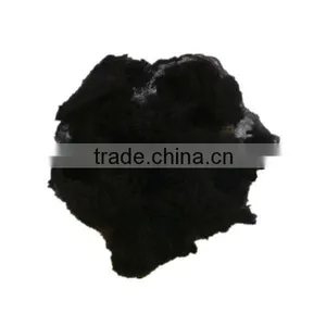 Recycled Black Polyester Staple Fiber for Spinning Yarn thumbnail-1