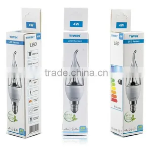 TIWIN 4W LED Candle 5700K Flame White Body With CE,RoHS&TUV Certification thumbnail-3