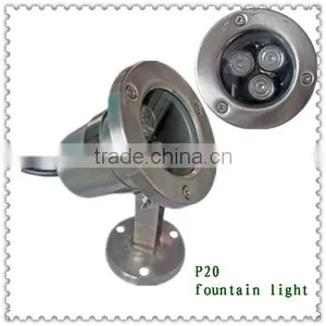 IP68 Small 3W RGB LED Underwater Light With CE,ROHS,FCC thumbnail-1