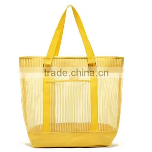 Ladies Clear PVC Handbag Lace Decoration With Mini Bag thumbnail-5