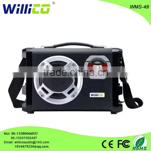 Mini Portable FM Speakers Bluetooth Speaker With Rechargeable Battery thumbnail-6