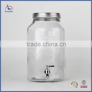 Fruit Juice Wholesale Glass Beverage Dispenser Best Selling Glass Juice Dispenser thumbnail-1